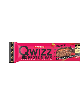 Proteíny Proteínová tyčinka Nutrend Qwizz Protein Bar 60g čokoláda+malina
