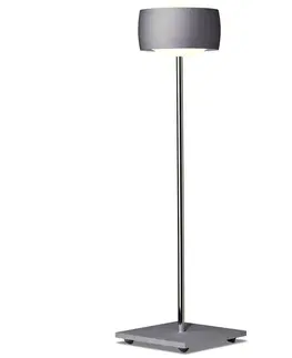 Stolové lampy Oligo OLIGO Grace stolná LED ovládanie gestom sivá