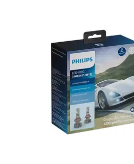 Žiarovky Philips SADA 2xLED Autožiarovka 11366 U2500 CX H8/H9/H11/H16 PGJ19-1/3/5/20W/12V 6000K 
