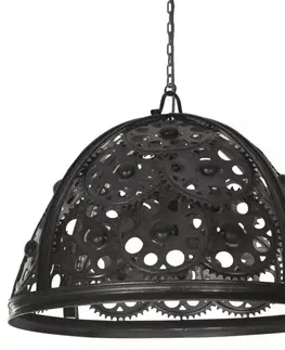 Osvetlenie Závesná lampa čierna Dekorhome 45 cm