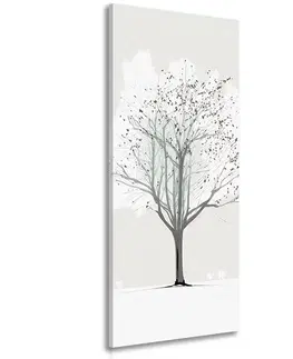 Obrazy stromy a listy Obraz zimná koruna stromu
