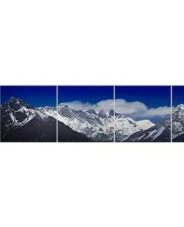 Dekoračné panely Sklenený panel 60/240 Mountain-1 4-Elem