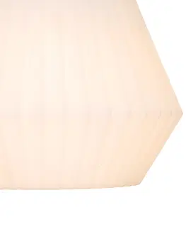 Vonkajsie zavesne svietidla Moderné vonkajšie závesné svietidlo čierne s bielym tienidlom 32,9 cm IP44 - Robbert
