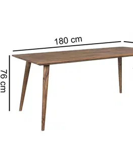Stoly do jedálne Jedálenský stôl Masív Sheesham 180x80cm