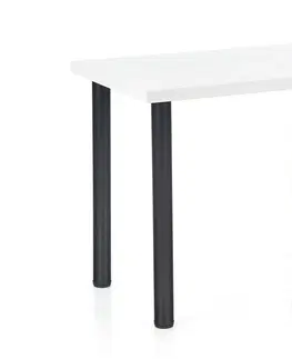 Jedálenské stoly HALMAR Modex 2 90 jedálenský stôl biela / čierna