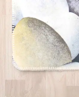 Koberce a koberčeky KONDELA Bess koberec 80x200 cm kombinácia farieb / vzor kamene