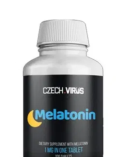 Vitamíny a minerály Melatonin - Czech Virus 200 tbl.