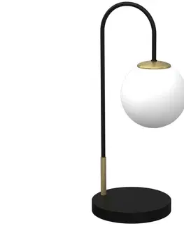 Lampy  Stolná lampa CAMBRIDGE 1xE14/60W/230V čierna/mosadz 