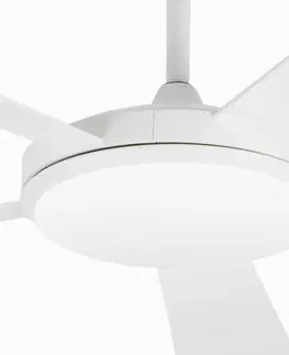Stropné ventilátory so svetlom FARO BARCELONA Stropný ventilátor Saona L s LED svietidlom CCT DC