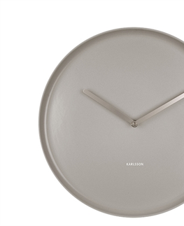 Hodiny Nástenné hodiny Karlsson Plate KA5786GY, 35 cm