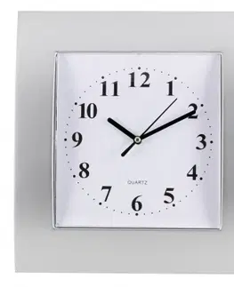 Hodiny Nástenné hodiny MPM, 2499.7000 - strieborná/biela, 29cm