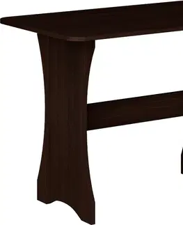 Jedálenské stoly MEBLOCROSS ZKU-03 jedálenský stôl sonoma tmavá