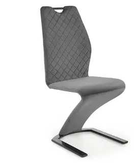 Jedálenské stoličky HALMAR K442 jedálenská stolička sivá / čierna