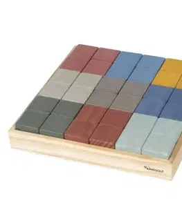 Drevené hračky KINDSGUT - Drevené bloky farebné