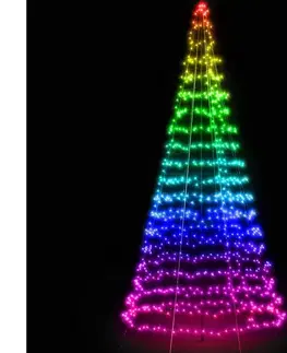 Vianočné dekorácie Twinkly Twinkly TWP300SPP-BEU- LED RGBW Vonkajší vianočný stromček 300xLED 2m IP44 Wi-Fi 