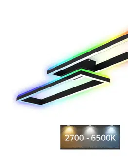 Svietidlá Brilo Brilo - LED RGBW Stmievateľný prisadený luster FRAME 2xLED/21W/230V 2700-6500K+ DO 