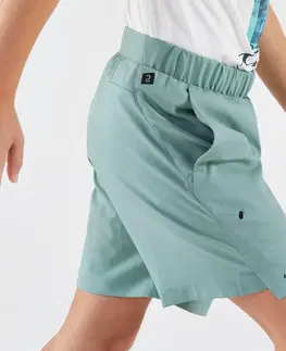 bedminton Detské tenisové šortky TSH Dry zelené