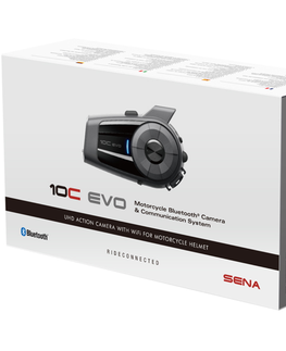 Handsfree Interkom s integrovanou 4K kamerou SENA 10C EVO (dosah 1,6 km)