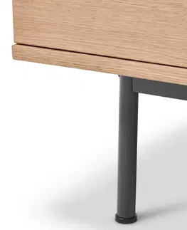 Dressers Komoda »Finnsbo« s lamelovým vzhľadom