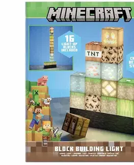 Stolné lampy Lampa Block Building (Minecraft)