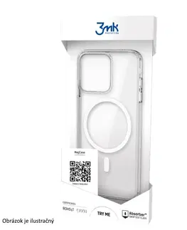 Puzdrá na mobilné telefóny Zadný kryt 3mk Mag Case pre Apple iPhone 15 Pro Max, transparentná 3MK527613