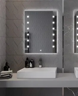 Kúpeľňa MEXEN - Ner zrkadlo s osvetlením 60 x 80 cm, LED 600 9809-060-080-611-00