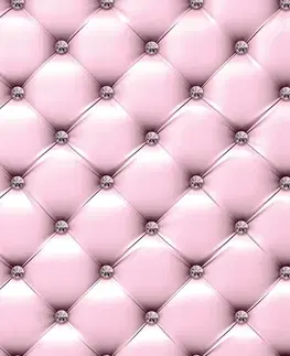 Tapety s imitáciou kože Tapeta elegancia kože v cukríkovo ružovej