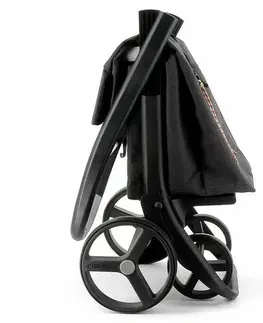 Nákupné tašky a košíky Rolser Nákupná taška na kolieskach Clec Termo Eco 8 Plus Carbon, čierna