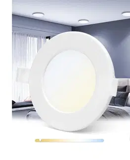 Svietidlá  B.V.  - LED Stmievateľné podhľadové svietidlo LED/6W/230V pr. 11,5 cm Wi-Fi 