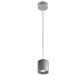 Svietidlá  Luster na lanku ORBIS 1 1xGU10/40W/230V šedá 