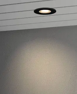Vonkajšie zápustné svietidlá Konstsmide Zapustené LED svietidlo 7875 strop exteriér čierne