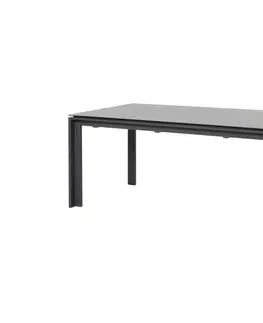 Stoly Optimum rozťahovací jedálenský stôl antracit 160-280 cm