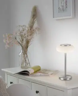 SmartHome stolové lampy Q-Smart-Home Paul Neuhaus Q-ETIENNE stolová LED lampa, oceľ