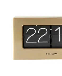 Hodiny Stolové/ nástenné hodiny Karlsson KA5620GD, 21cm