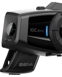 Handsfree Interkom s integrovanou 4K kamerou SENA 10C EVO (dosah 1,6 km)