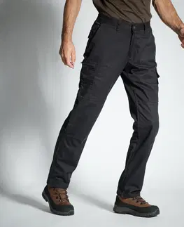 mikiny Odolné kapsáčové nohavice Steppe 300 čierne