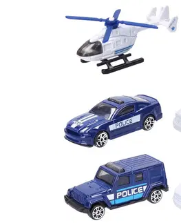 Hračky - autíčka WIKY - Auto policajné jednotky kovové 7cm, Mix Produktov