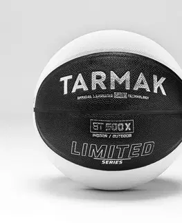 basketbal Basketbalová lopta BT500 Grip LTD veľkosť 7 čierno-biela
