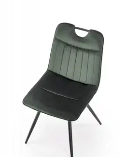 Jedálenské zostavy Jedálenská stolička K521 Halmar Zelená