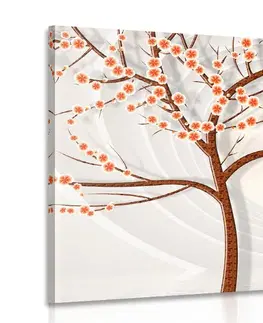 Abstraktné obrazy Obraz moderný strom na abstraktnom pozadí