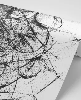Samolepiace tapety Samolepiaca tapeta žena s abstraktnými prvkami