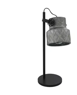 Lampy Eglo Eglo 39857 - Stolná lampa HILCOTT 1xE27/40W/230V 