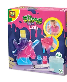Kreatívne a výtvarné hračky SES - Výroba slizu - farebný jednorožec v tube