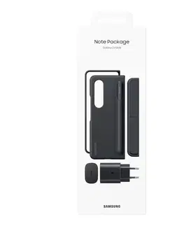 Puzdrá na mobilné telefóny Puzdro so stojanom, S pen a nabíjací adaptér pre Samsung Galaxy Z Fold4, čierna EF-OF93KKBEGWW