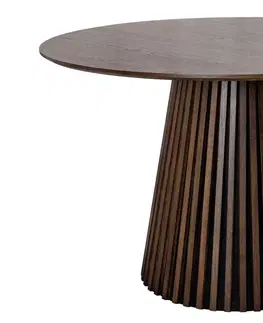 Jedálenské stoly Jedálenský stôl RURURA 120 cm Dekorhome Dub tmavý