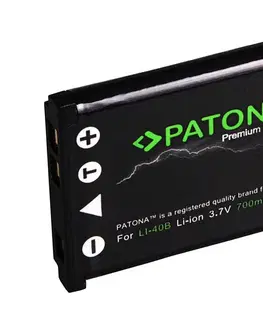 Predlžovacie káble PATONA PATONA - Batéria Olympus Li-40B 700mAh Li-Ion Premium 