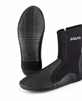 Obuv na otužovanie Neoprénové topánky Agama Stream New 5 mm čierna - 49/50