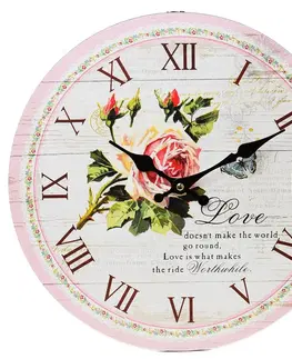 Hodiny Nástenné hodiny, Flor0119, Love, 34cm