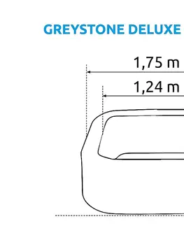 Vírivé bazény INTEX Mobilná vírivka INTEX Greystone Deluxe Bubble Spa 4 (795 l)