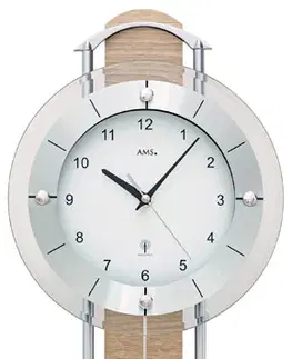 Hodiny Dizajnové nástenné kyvadlové hodiny 5305 AMS 60cm